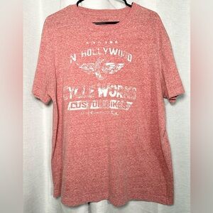 Sonoma Men’s T-shirt, men’s red distressed graphic tee